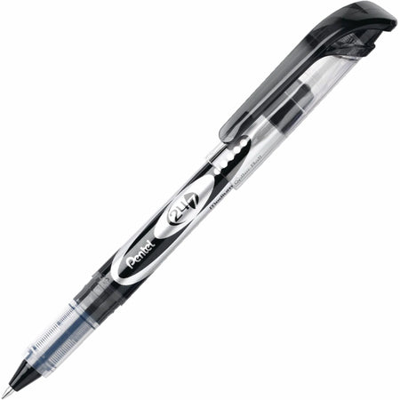 Pentel 24/7 Rollerball Pens: 0.7mm Medium Point Black Ink - Water-Based - Metal Tip - Pens