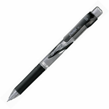 Pentel E-Sharp Mechanical Pencils - 0.5mm Lead - Refillable - Black Barrel
