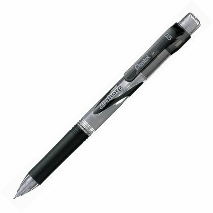 Pentel E-Sharp Mechanical Pencils - 0.5mm Lead - Refillable - Black Barrel
