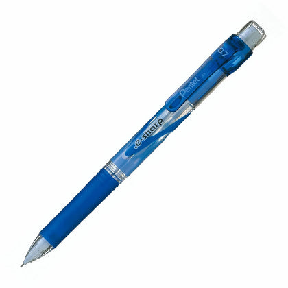 Pentel E-Sharp Mechanical Pencils - 0.7mm Lead - Blue Barrel - 1 Dozen