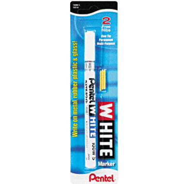 Pentel Felt Tip White Markers - Alternate-Image2