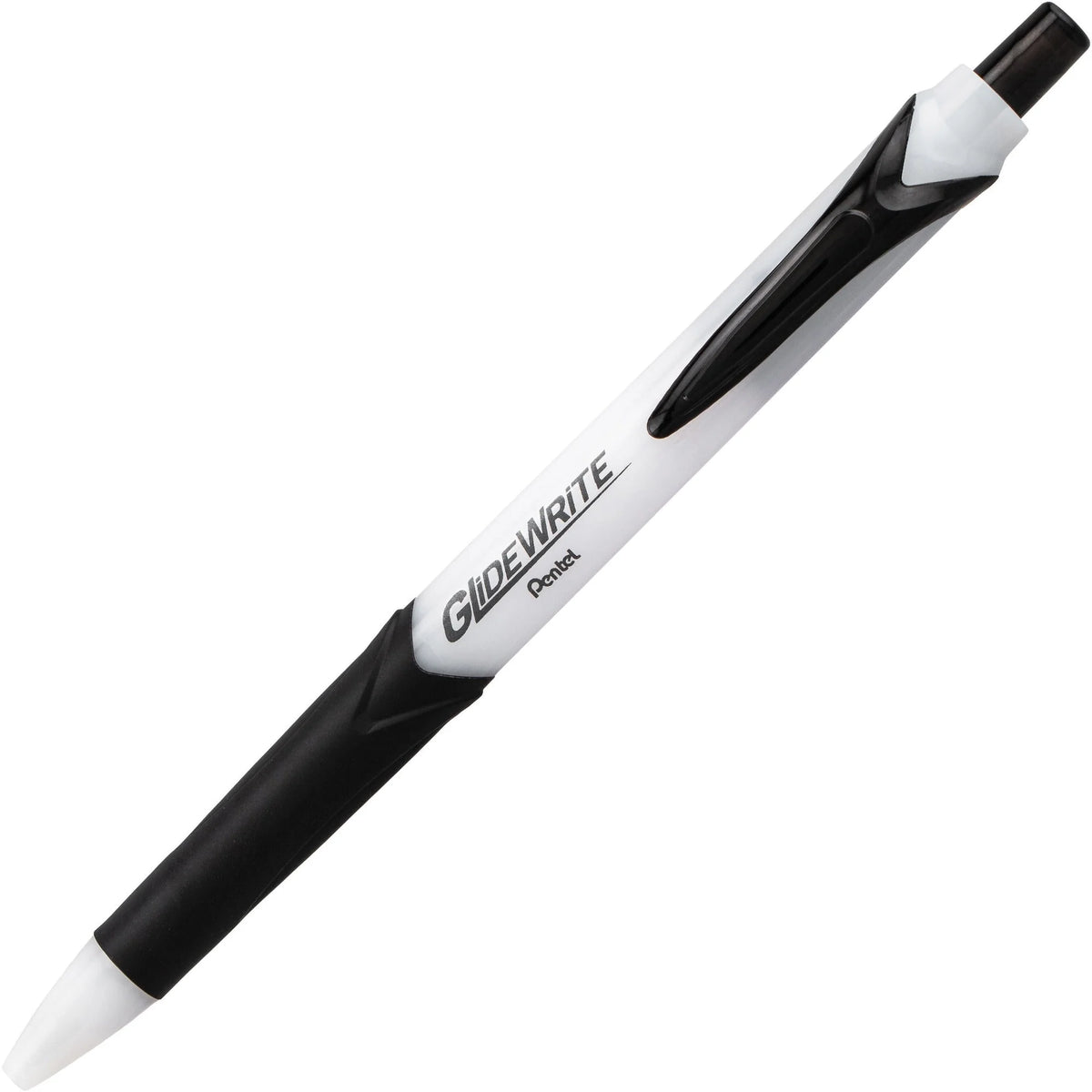 Pentel GlideWrite Ballpoint Pen - 1.0mm Black Gel Ink - 24 Pack - Pens