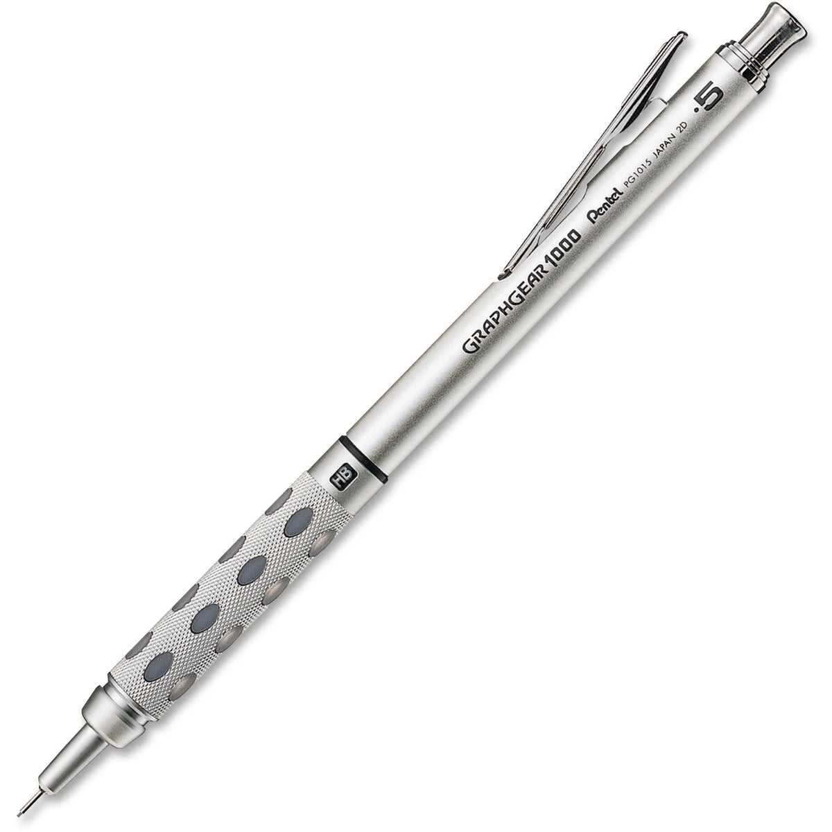 Pentel GraphGear 1000 Drafting Pencil - 0.5mm Lead - Refillable - Gray Barrel - Pencils