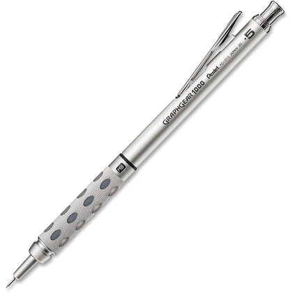 Pentel GraphGear 1000 Drafting Pencil - 0.5mm Lead - Refillable - Gray Barrel - Pencils