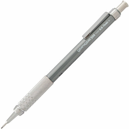 Pentel GraphGear 500 Drafting Pencil - 0.9mm HB Lead - Gray Barrel - Pencils