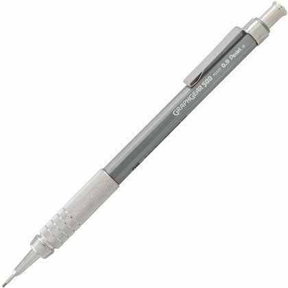 Pentel GraphGear 500 Drafting Pencil - 0.9mm HB Lead - Gray Barrel - Pencils