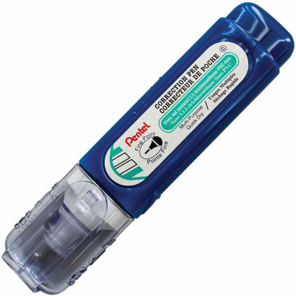 Pentel Jumbo Correction Pen: Metal Tip 12 mL White - Supplies