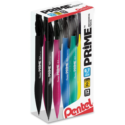 Pentel Prime Mechanical Pencil - 0.7mm Assorted Lead - Medium Point - Pencils