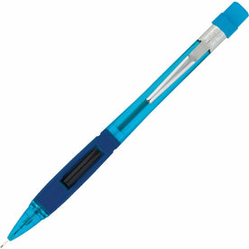 Pentel Quicker Clicker Mechanical Pencil - 0.5mm HB Lead - Transparent Blue - Refillable - Pencils