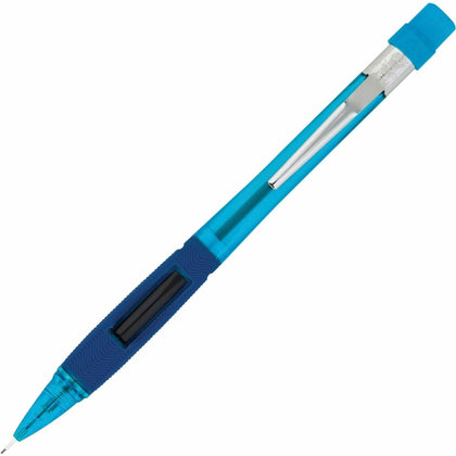 Pentel Quicker Clicker Mechanical Pencil - 0.5mm HB Lead - Transparent Blue - Refillable - Pencils