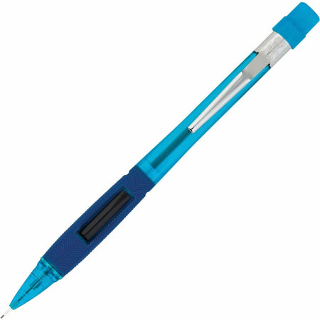 Pentel Quicker Clicker Mechanical Pencil - 0.5mm HB Lead - Transparent Blue - Refillable - Pencils