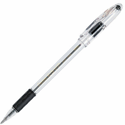 Pentel R.S.V.P. Ballpoint Stick Pens - 1mm Medium Point - Black Ink - Refillable