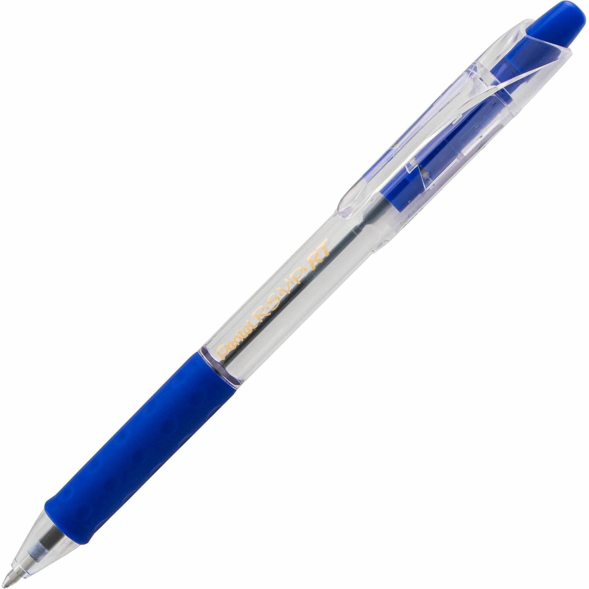 Pentel Recycled R.S.V.P. Pens - 1mm Medium Point - Blue Ink - 1 Dozen