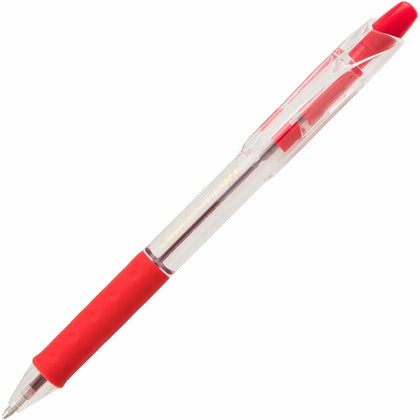 Pentel Recycled Retractable R.S.V.P. Pens - Red Ink - 1mm Medium Point - 1 Dozen