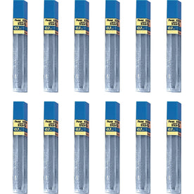 Pentel Super Hi-Polymer 0.7mm 2H Black Leads - 12/Tube - Refills