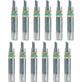 Pentel Super Hi-Polymer 0.7mm HB Black Leads - 12/Tube - Refills
