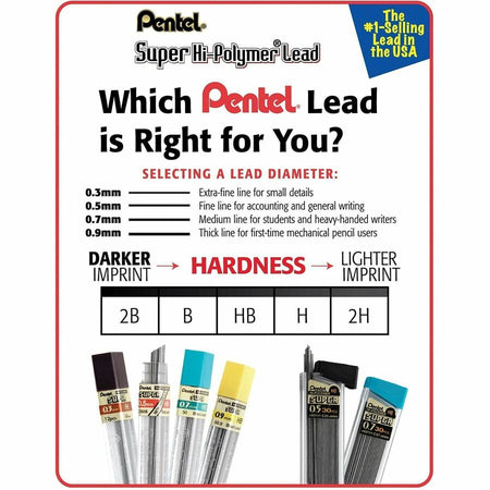 Pentel Super Hi-Polymer Leads - Alternate-Image1
