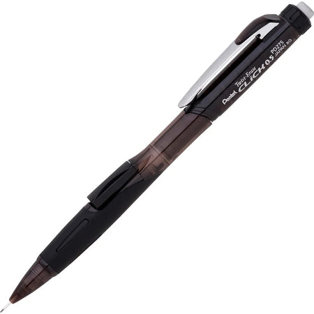 Pentel Twist Erase Click Mechanical Pencil - 0.5mm Lead - Refillable - Transparent Barrel - Pencils