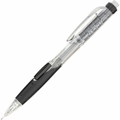 Pentel Twist-Erase Click Mechanical Pencil - Refillable 0.7mm Lead - Black Barrel - Pencils
