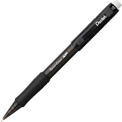 Pentel Twist-Erase Express 0.9mm Pencils - Smoke Lead - Refillable - 1 Dozen