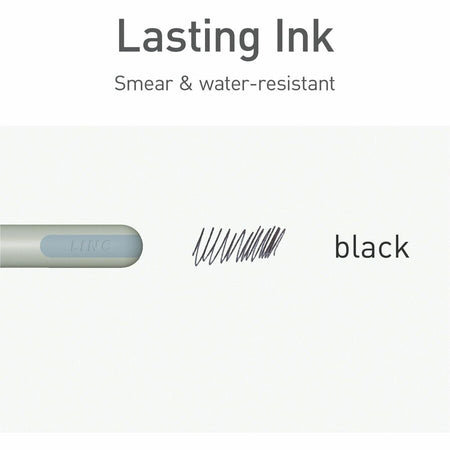 Pentonic Frosted Barrel Ballpoint Pens - Rear