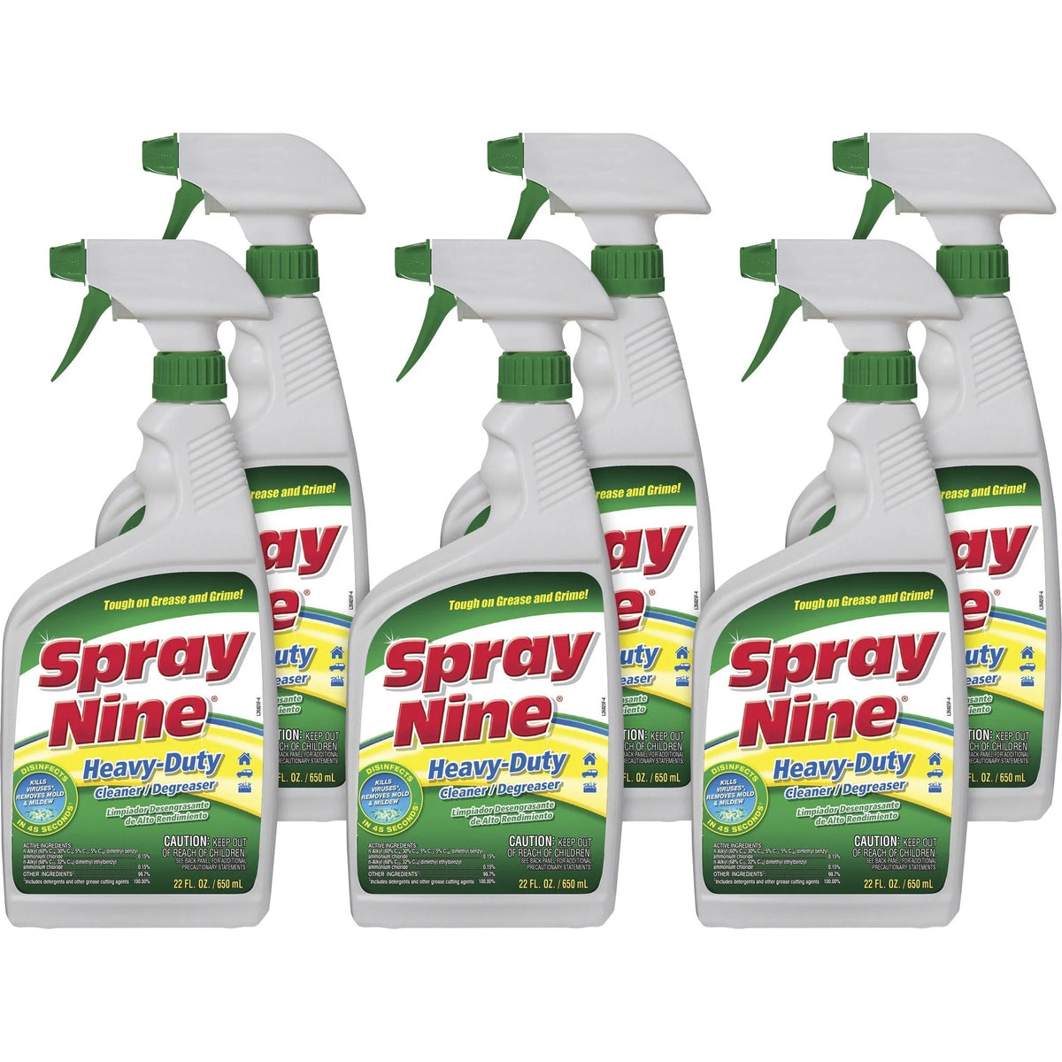 Permatex Heavy-Duty Cleaner/Degreaser with Disinfectant - 22 fl oz - Clear Bottle - Disinfectants