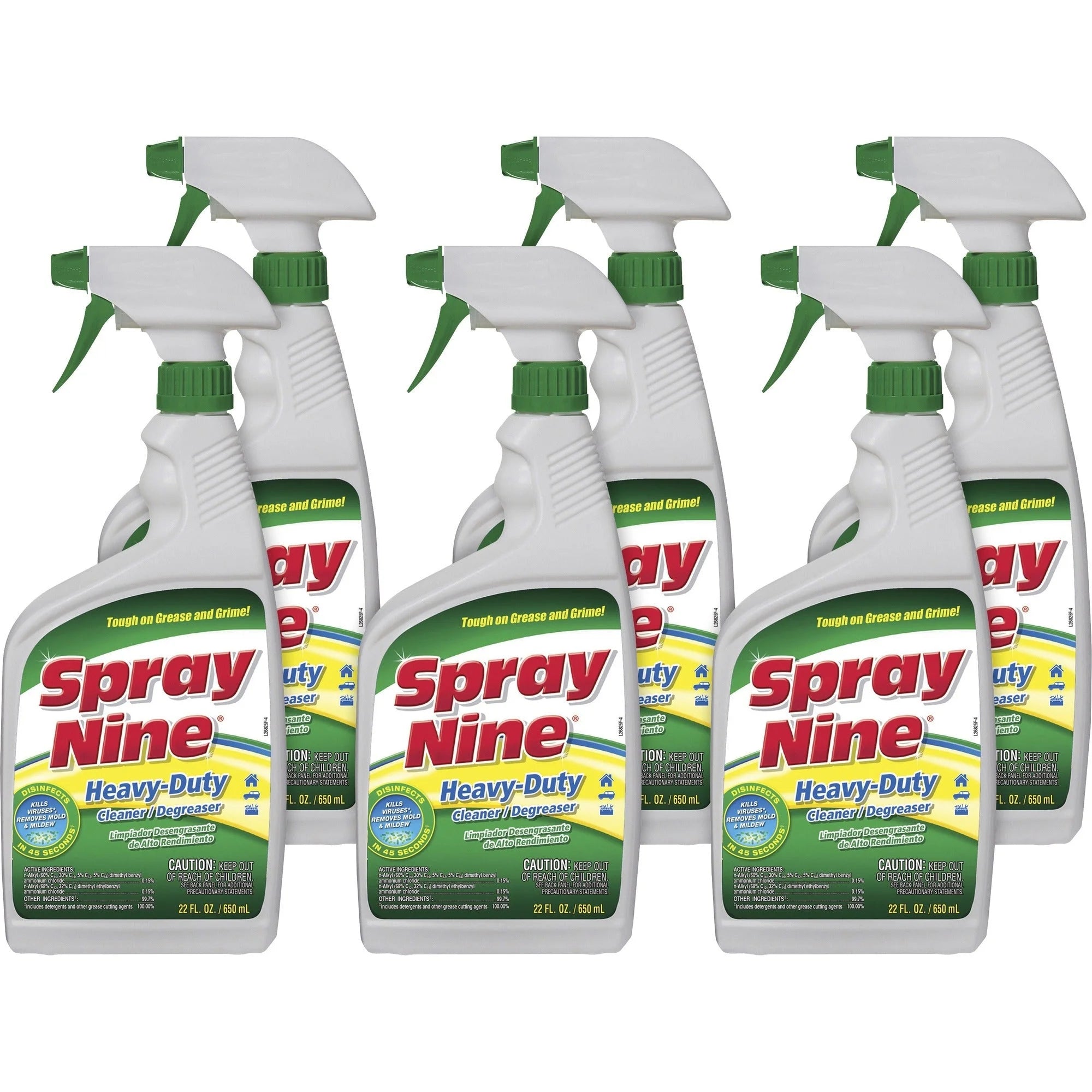 Permatex Heavy-Duty Cleaner/Degreaser with Disinfectant - 22 fl oz - Clear Bottle - Disinfectants