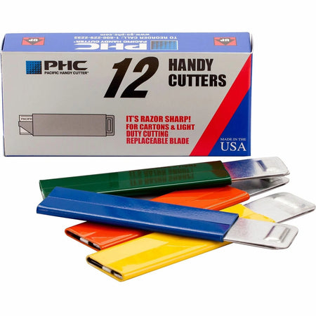 PHC Pacific Handy Box Cutter - Aluminum - Assorted Colors - Utility Knives & Cutters