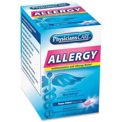 PhysiciansCare Allergy Relief Tablets - 1/Packet - 50/Box - Medications