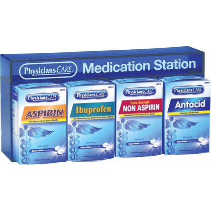 PhysiciansCare Medication Station: Convenient First Aid Solution - Medications
