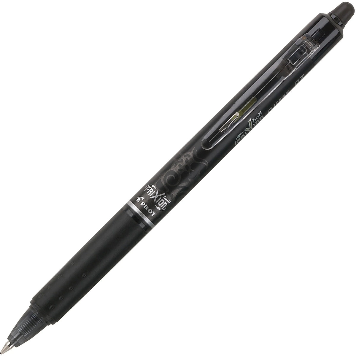 Pilot FriXion Clicker Gel Pens - Retractable Erasable 0.7mm - Black Ink