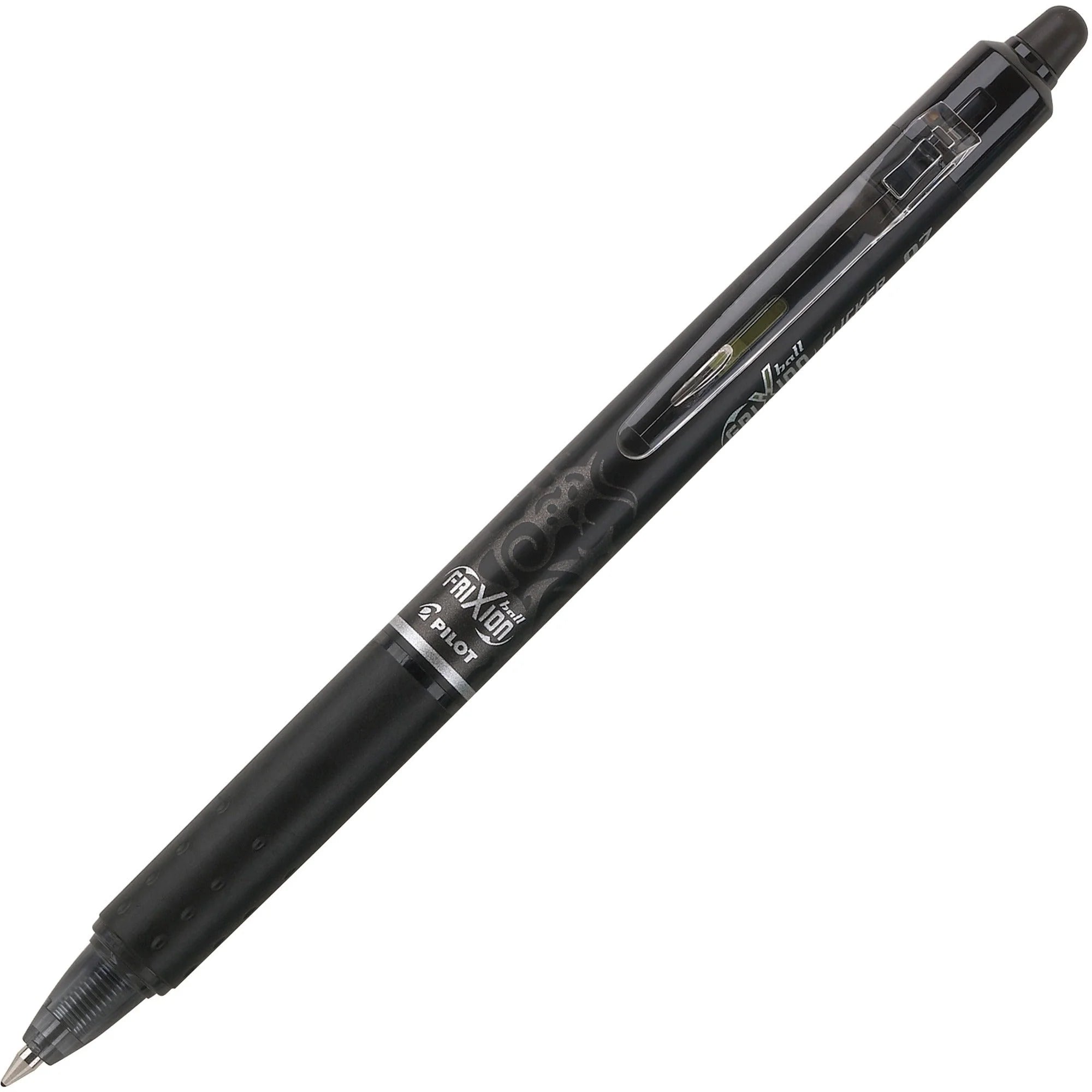 Pilot FriXion Clicker Gel Pens - Retractable Erasable 0.7mm - Black Ink