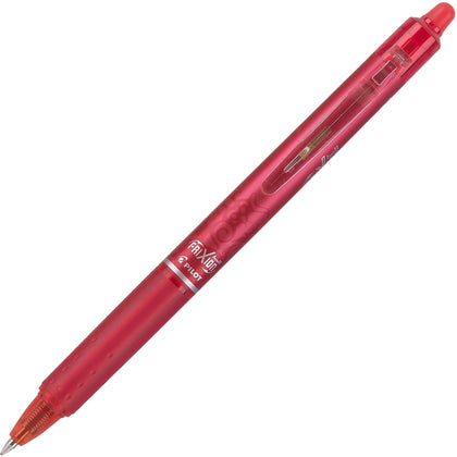 Pilot FriXion Clicker Red Gel Pens - Retractable 0.7mm Point