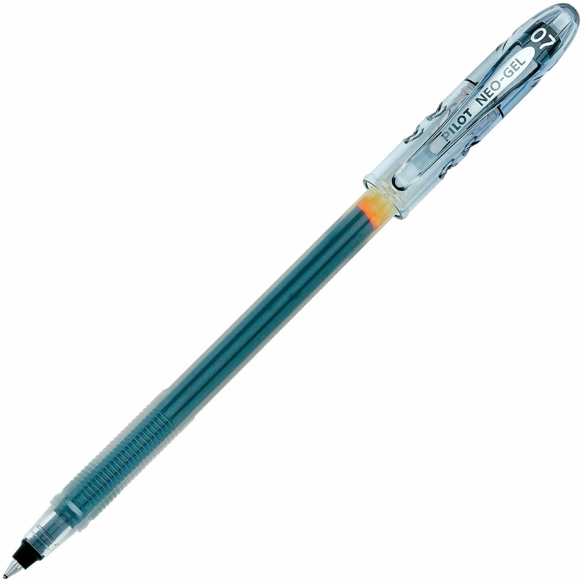 Pilot Neo-Gel Rollerball Pens: Fine 0.7mm Point Black Gel Ink - Translucent Barrel - Pens