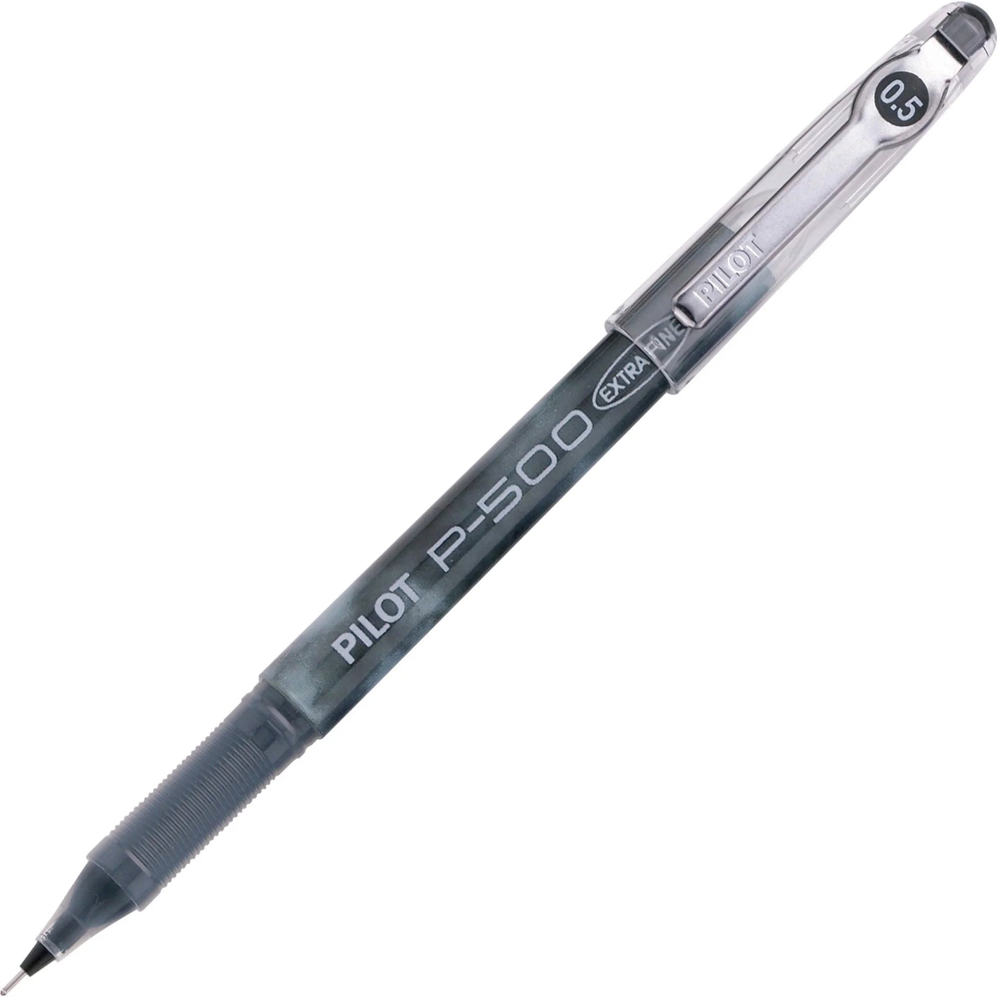 Pilot Precise P-500 Gel Rolling Ball Pens - Extra-Fine Point - Black Ink - 1 Dozen