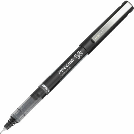 Pilot Precise V5 Extra-Fine Pens - 0.5mm Black Ink Plastic Barrel - 1 Dozen