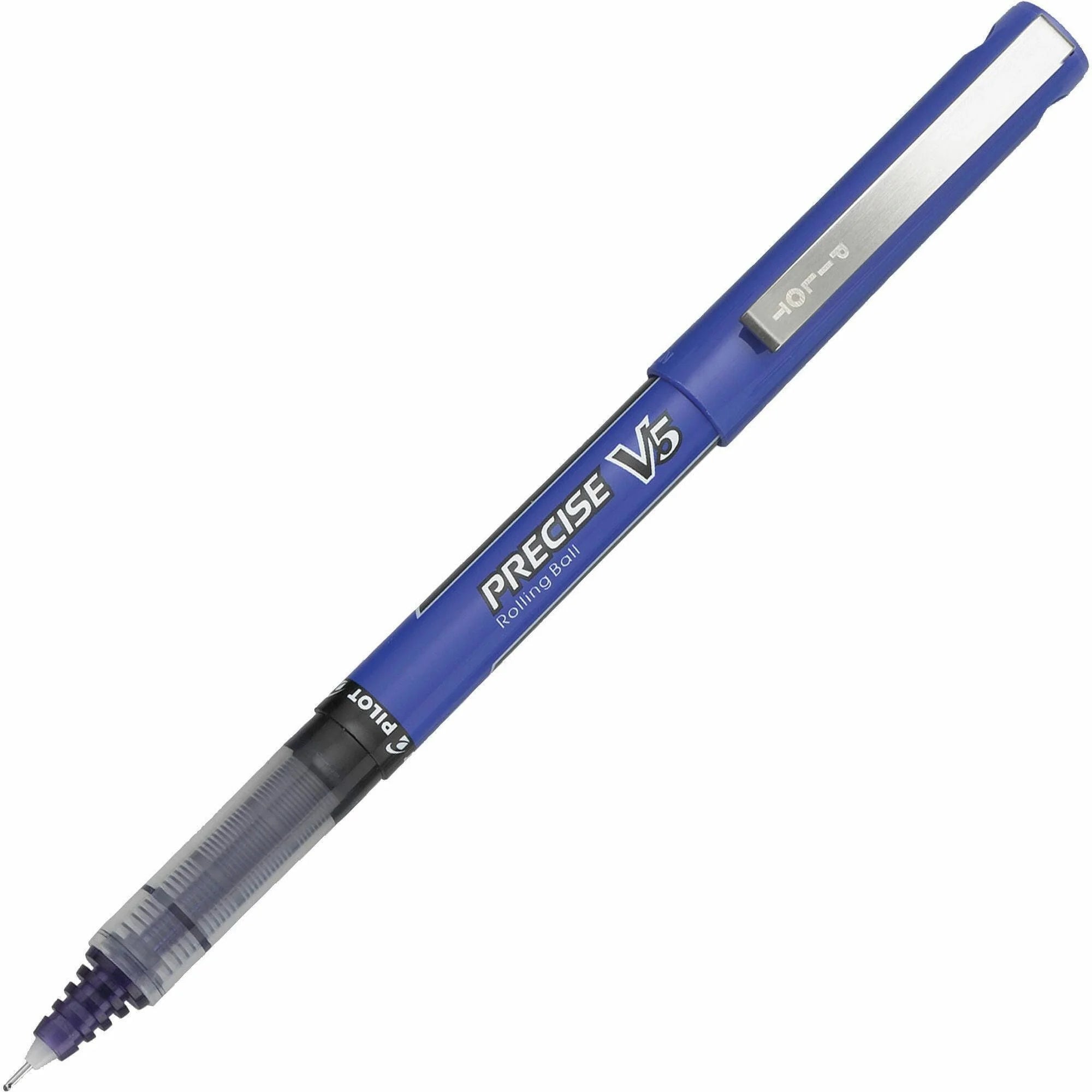 Pilot Precise V5 Extra-Fine Purple Rolling Ball Pens - 0.5mm Fine Point - 1 Dozen