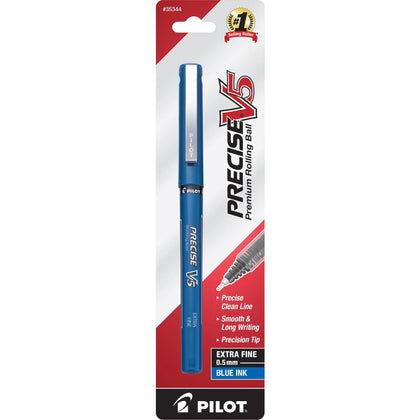 Pilot Precise V5 Premium: Extra Fine 0.5mm Blue Ink Pen - Pens
