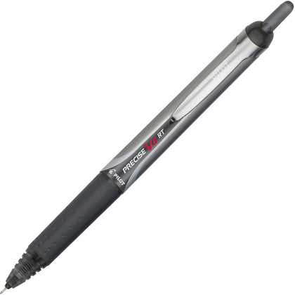 Pilot Precise V5 RT Pens: Extra-Fine Retractable Rolling Ball - 0.5mm Needle Point - Black Ink - Refillable - Pens
