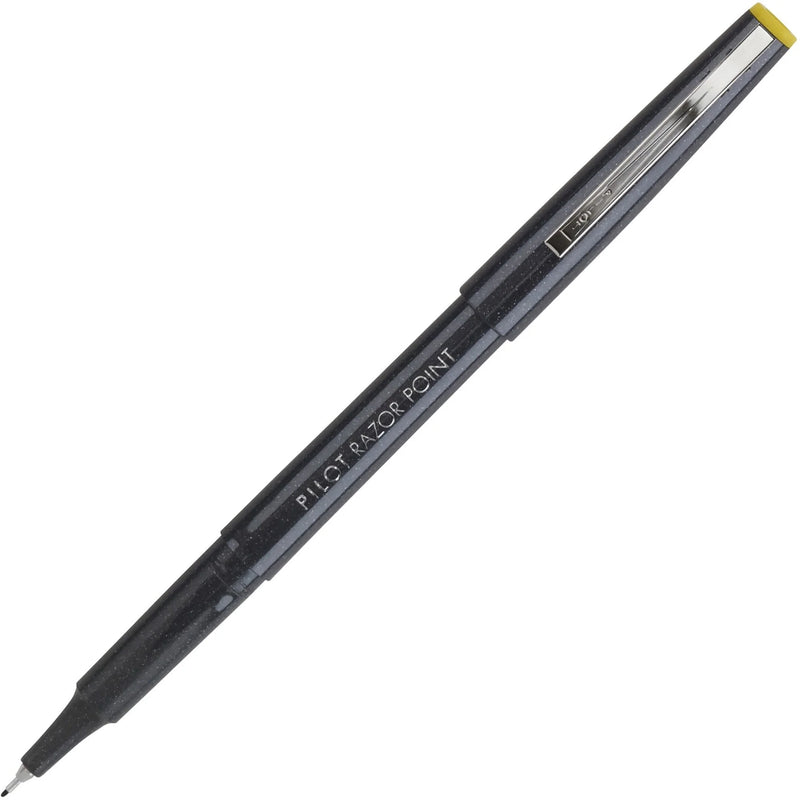 Pilot Razor Point Marker Pens: 0.3mm Extra Fine Black Ink Metal Tip - Pens