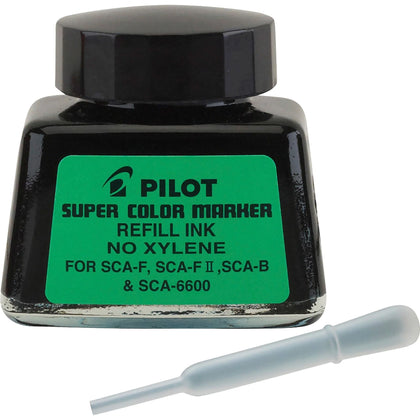 Pilot Super Color Marker Refill Ink - Black 1 fl oz - Quick-drying Water Proof - Markers & Dry-Erase