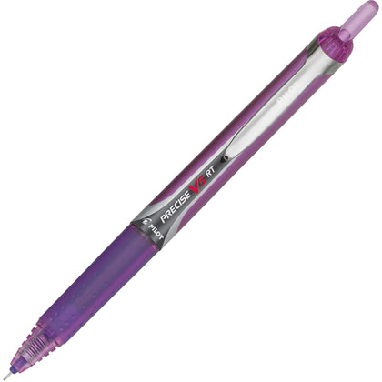 Pilot V5RT Rolling Ball Pen: 0.5mm Extra Fine Point Purple Ink Refillable - Pens