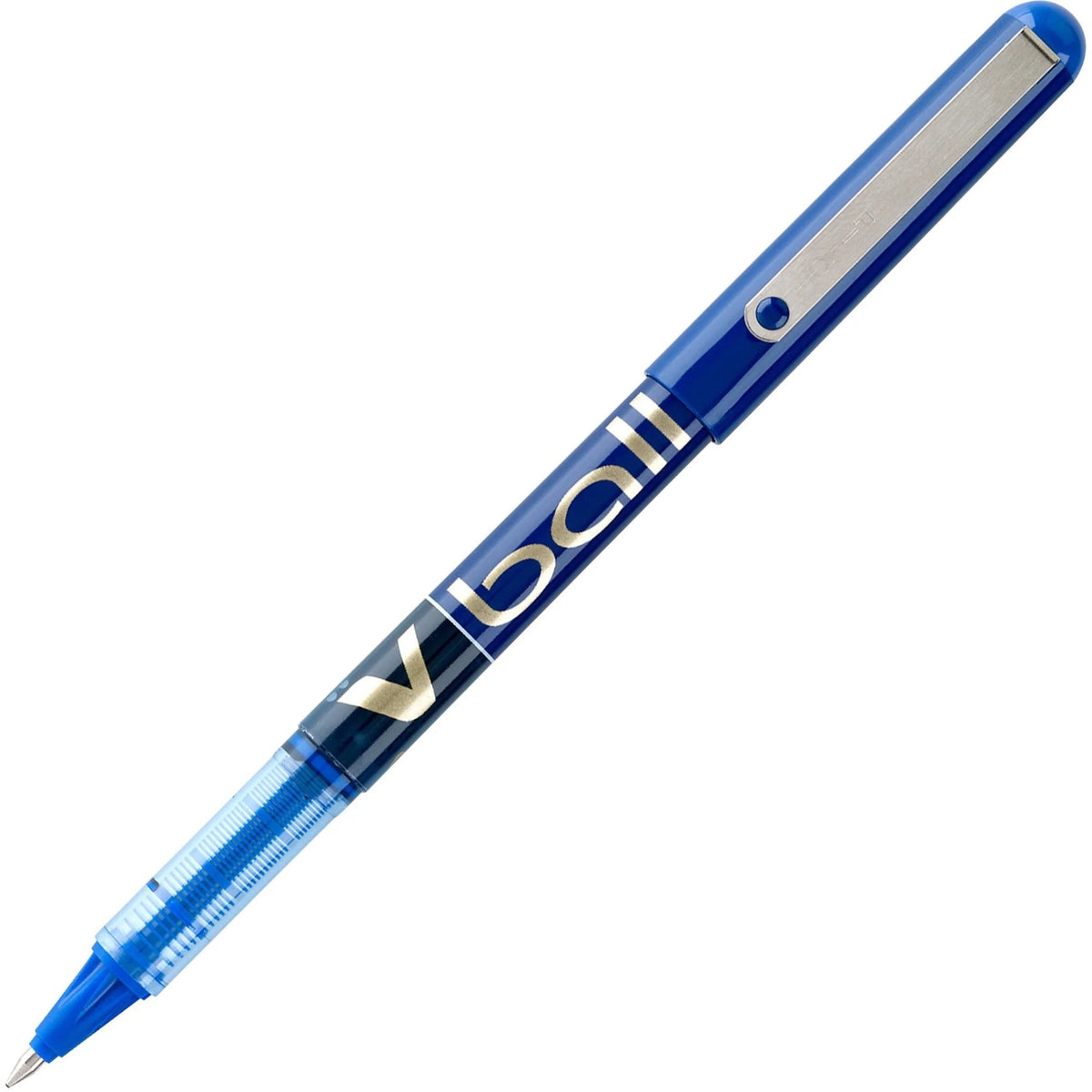 Pilot Vball Liquid Ink Pens - Fine 0.7mm Point - Blue - 1 Dozen