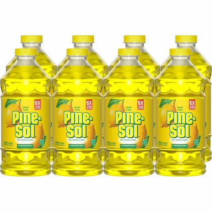 Pine-Sol Multi-Surface Cleaner: Lemon Fresh Scent 40 fl oz - Concentrated Liquid - Disinfectants