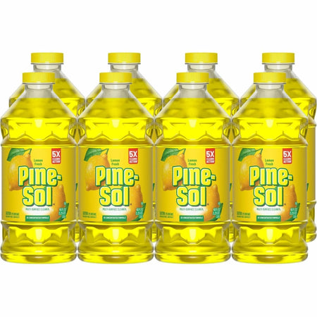 Pine-Sol Multi-Surface Cleaner: Lemon Fresh Scent 40 fl oz - Concentrated Liquid - Disinfectants