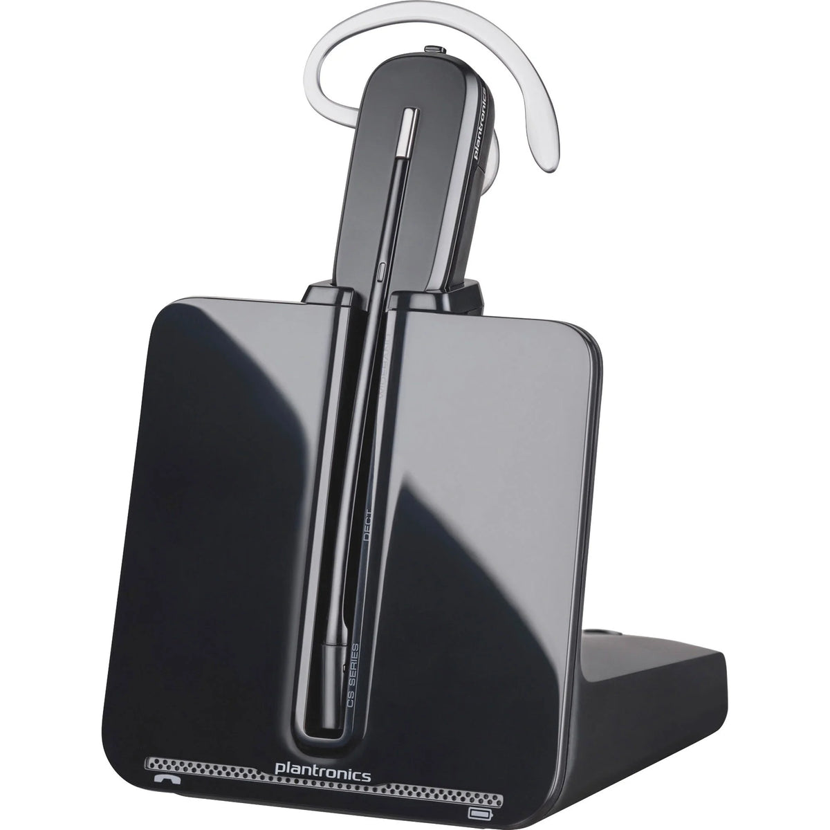 Plantronics CS540 Wireless Headset System - Mono DECT with Lifter - Noise Cancelling - Black - Headphones