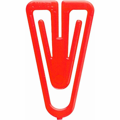 Plastiklips Paper Clips: Medium Size 500 Pack in Assorted Colors - Clips