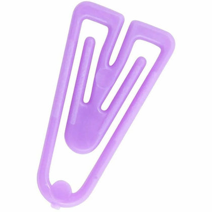 Plastiklips Small Paper Clips 1000 Pack - Assorted Colors - Durable Plastic - LP-0200