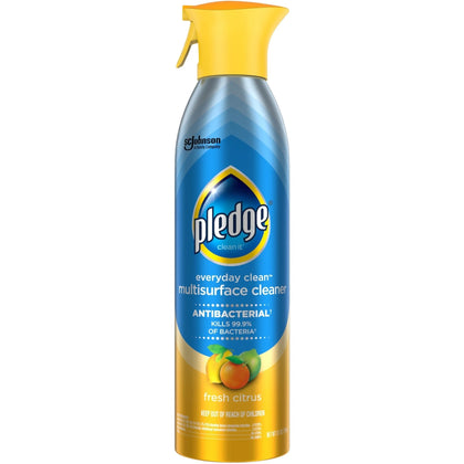 Pledge Antibacterial Multisurface Cleaner - Fresh Citrus Scent - 9.7 fl oz - Disinfectants