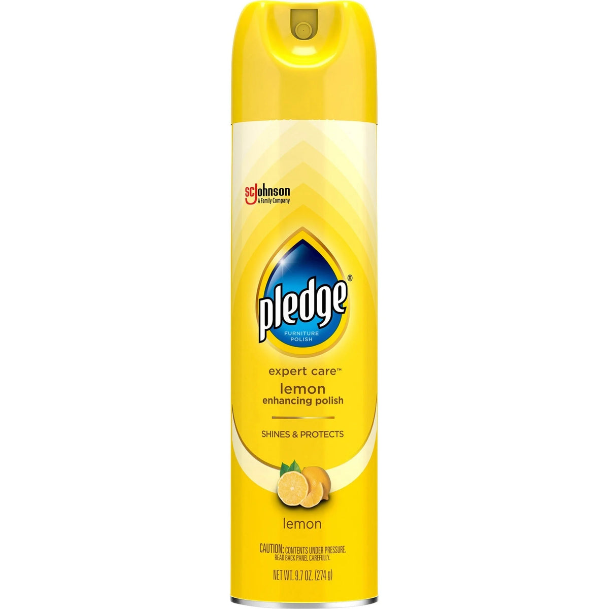 Pledge Expert Care Enhancing Polish - Lemon Scent - 9.7 fl oz - 6/Carton - Specialty Cleaners